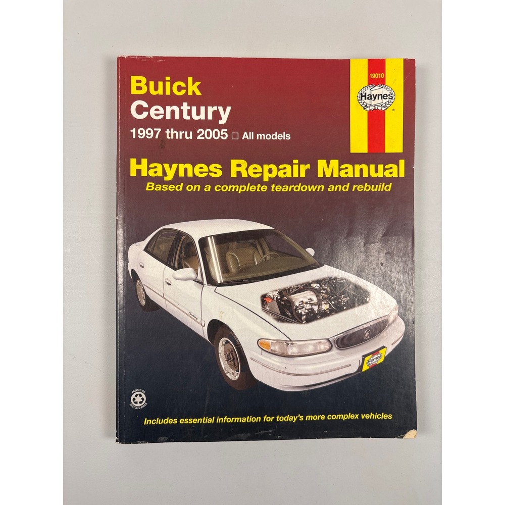 Haynes Buick Century 1997-2005 Repair Manual 19010 DIY Service Guide